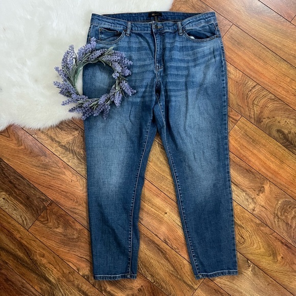 Frye medium wash skinny cropped denim jeans B7-34 - Picture 5 of 12